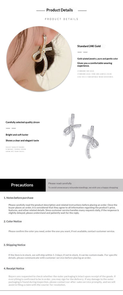Ultra-fairy Butterfly-knot Earrings